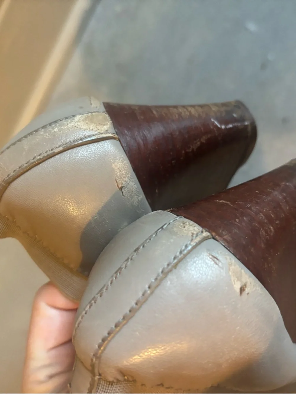 Tory Burch Leather Ballet wedges‎ with Gold Logo